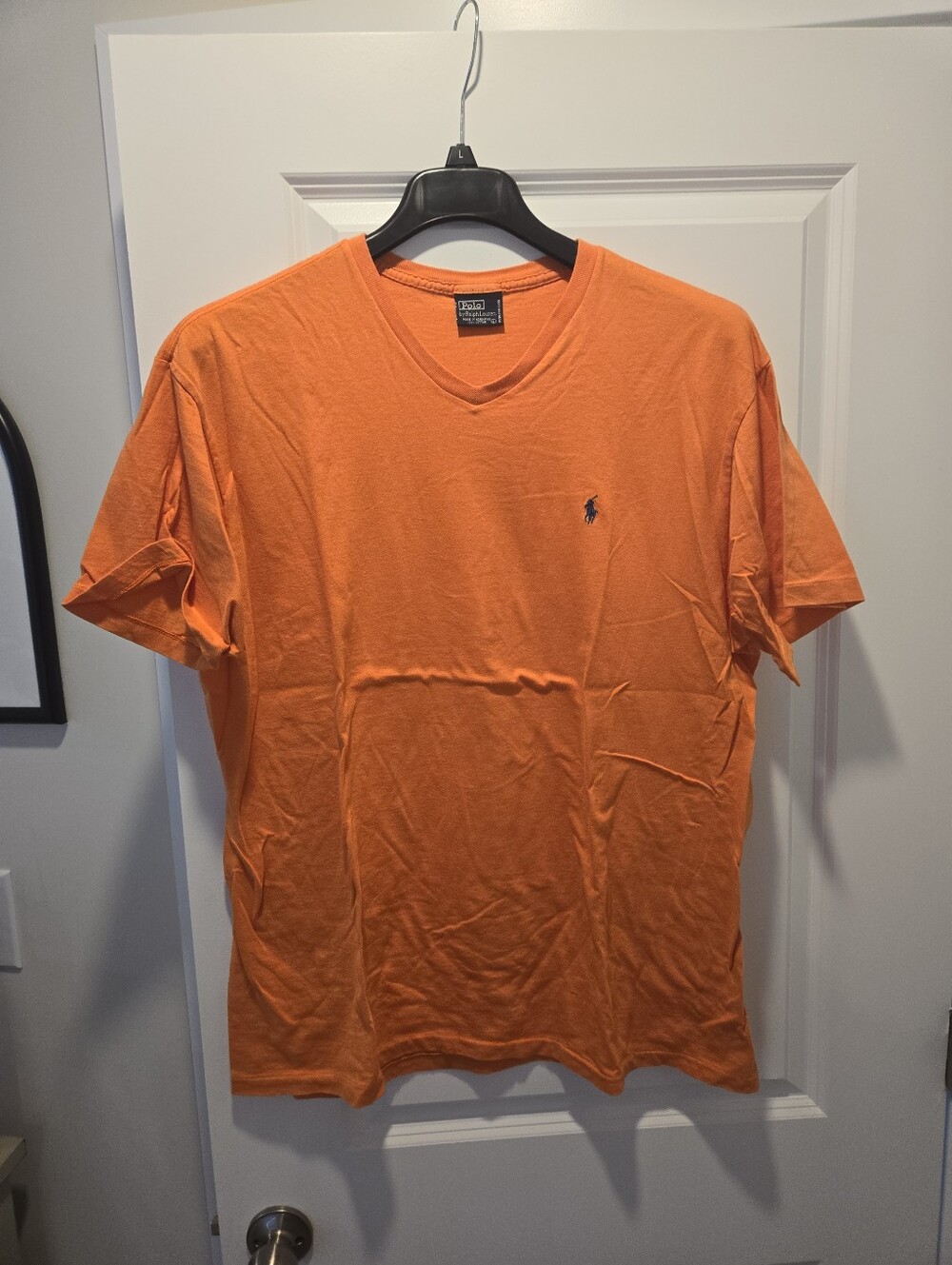 Orange Ralph Lauren V Neck